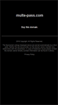 Mobile Screenshot of multe-pass.com