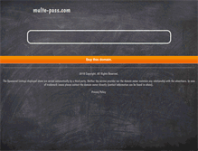 Tablet Screenshot of multe-pass.com